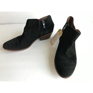Sam Edelman Black "Petty" Leather Ankle Bootie, Size 9 (US) 40 (EUR)